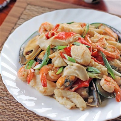 Maitske Hispaania paella CIIE avatud jagamist